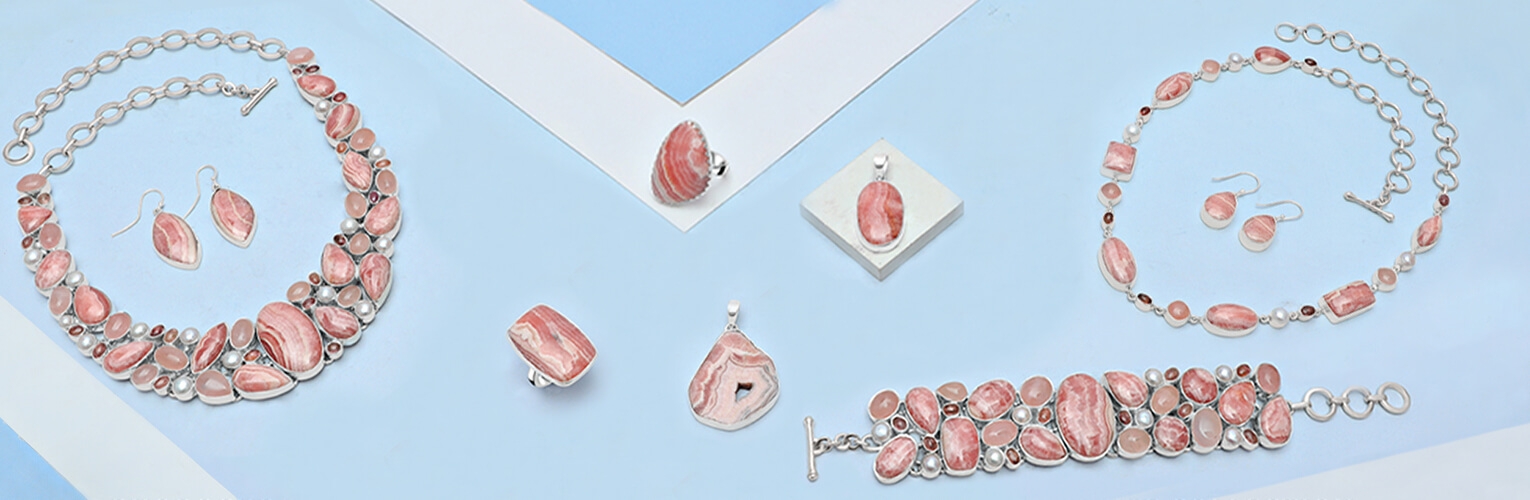 The Ultimate Guide to Rhodochrosite Jewelry: Rings, Bracelets, Pendants & Earrings