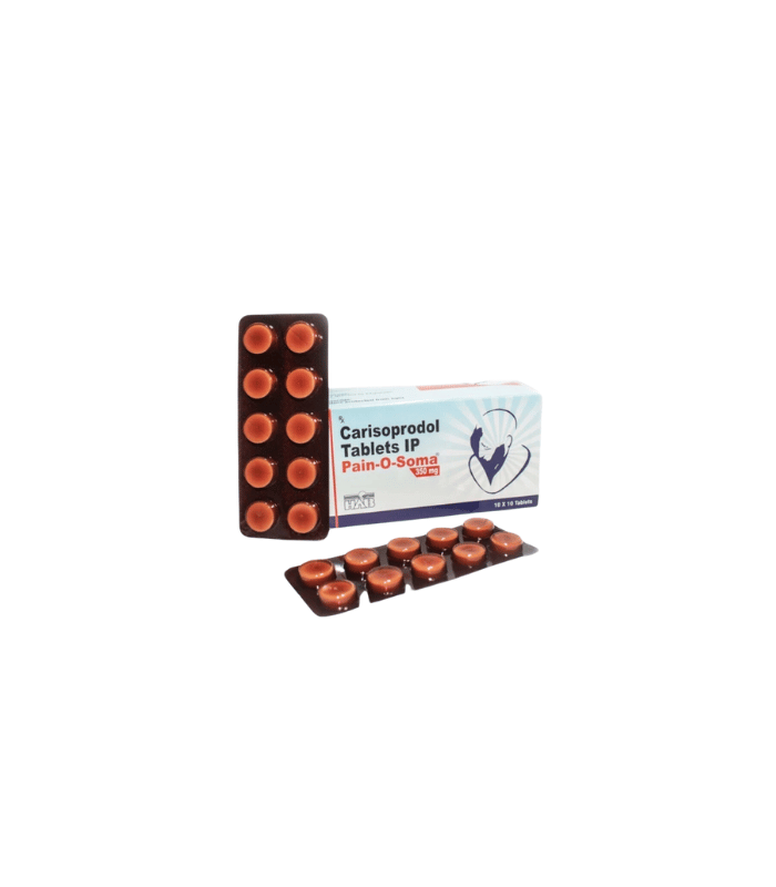 Pain O Soma 350mg (Carisoprodol) 10 tablet in blister pack