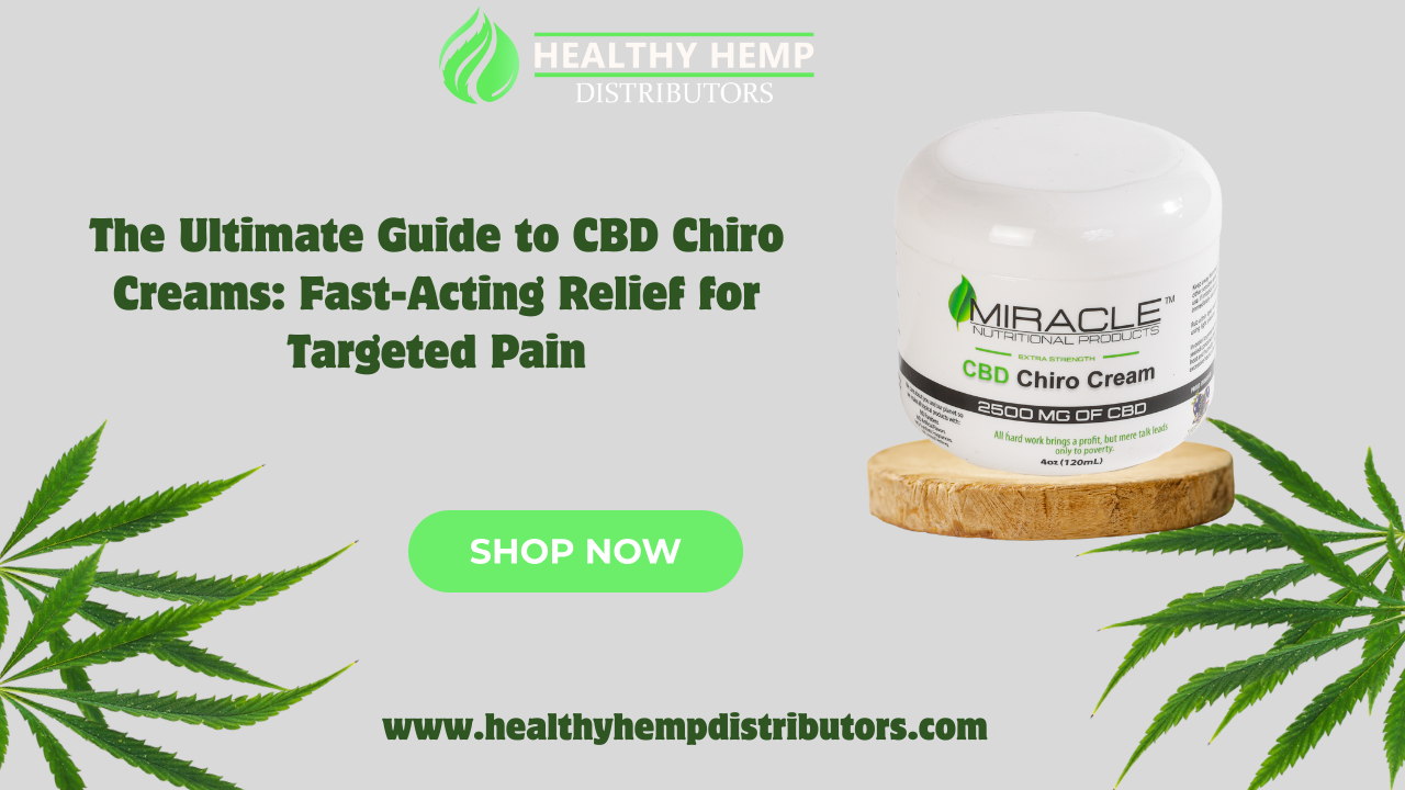 CBD Chiro Creams