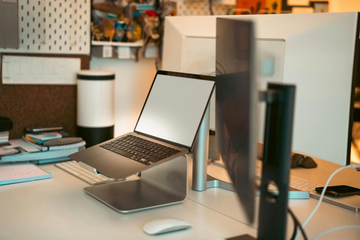 open desk space
