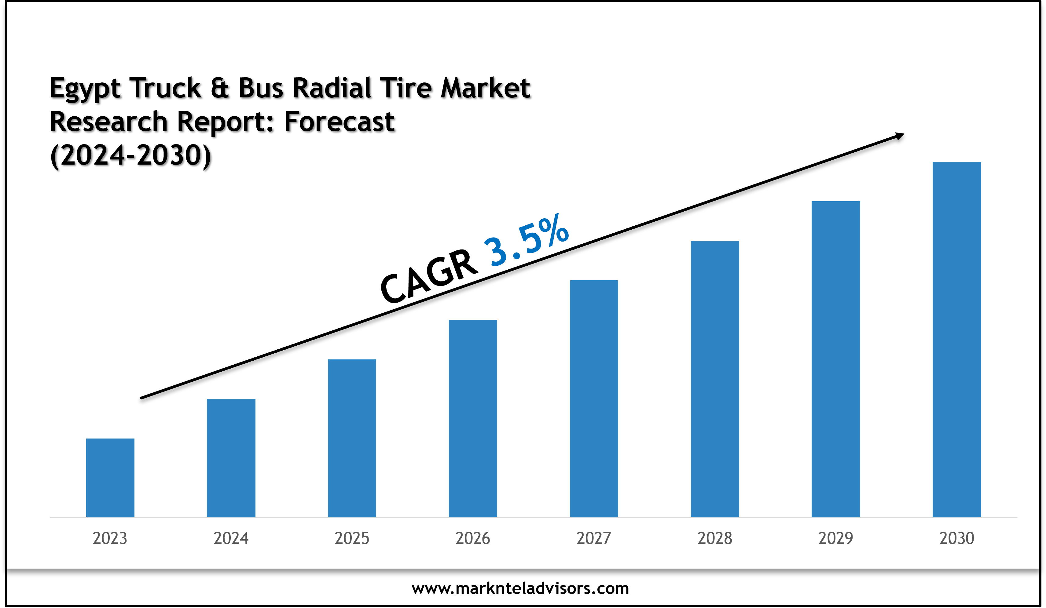 Egypt Truck & Bus Radial Tire Market Charts, Graphs and Forecast Report 2030