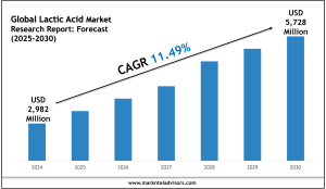 Lactic Acid Market Trends & Forecast: 2025–2030 Analysis on Cargill, Kemin Industries