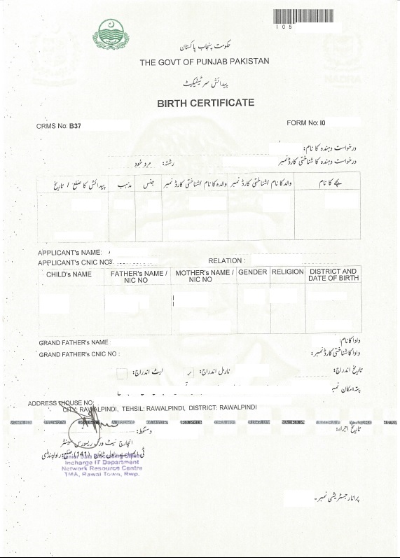 Legal Formalities After Birth Certificate